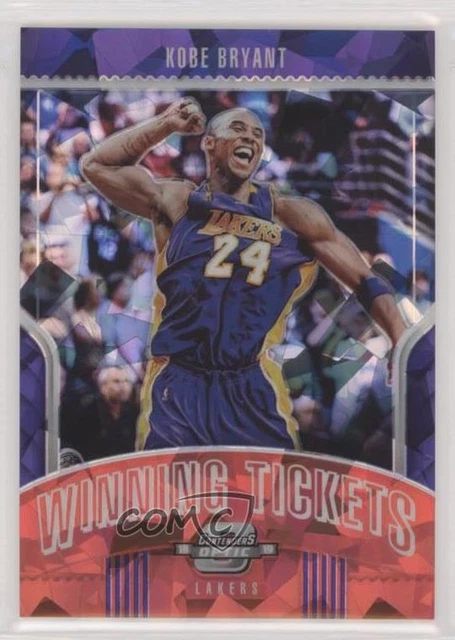 2018 Contenders Optic Winning Tickets Prizms Red Cracked Ice Kobe Bryant #26 HOF