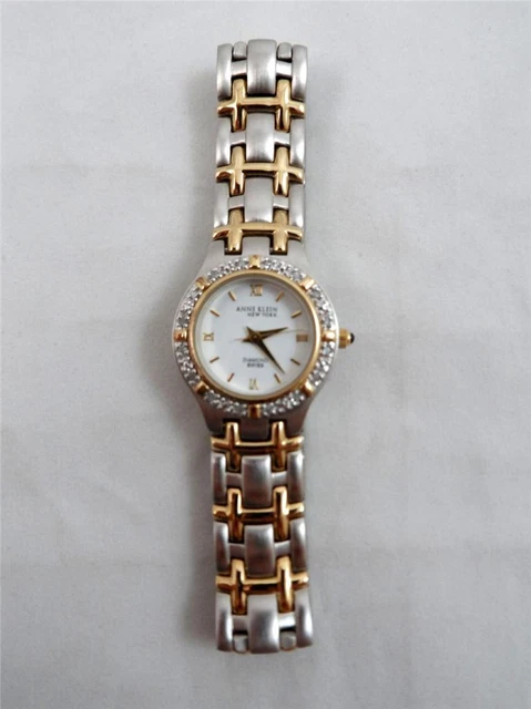 ANNE KLEIN DIAMOND Swiss 763S Watch 12/7227 Stainless Steel  display picture 1
