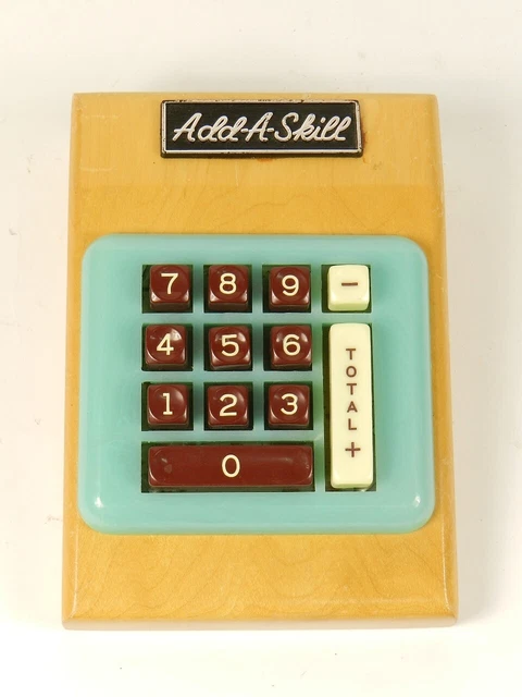 Teclado De Aprendizaje Año 1950 Calculadora Sumadora Rechenmaschine Adding