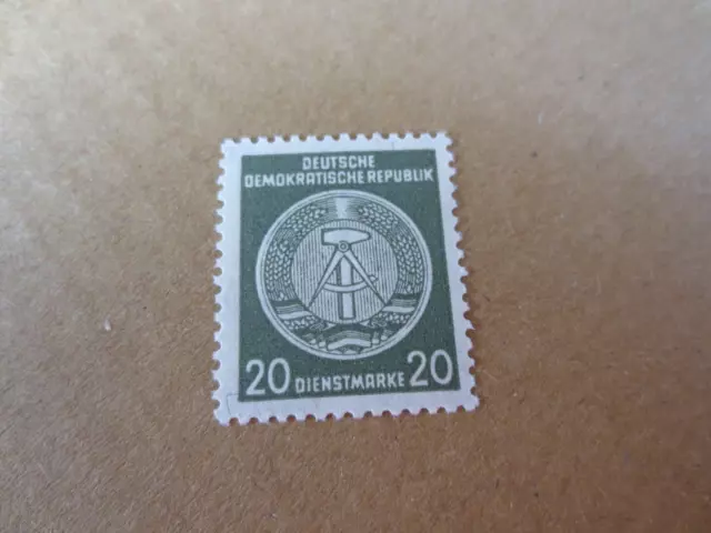 DDR 1956 Dienst MiNr 32 yIIXI ** postfrisch geprüft BPP Haftstelle