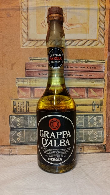 Grappa Di Barolo D'Alba Bergia 75cl 42% anni 60
