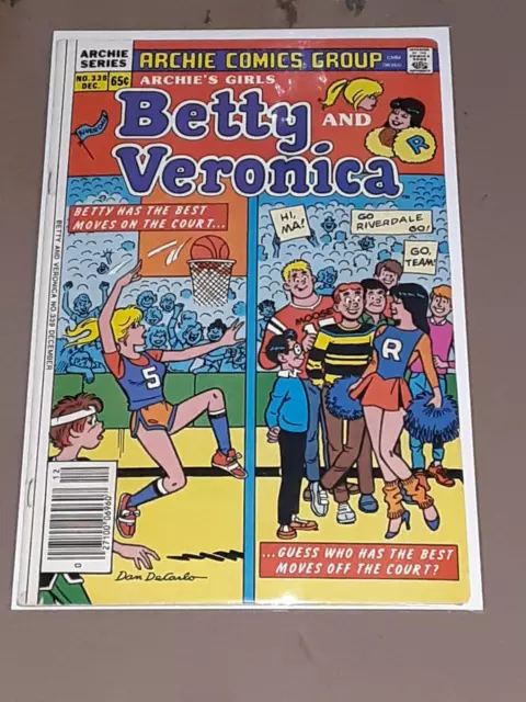 vintage 1985 Archie Series Comic BETTY AND VERONICA #339 Copper Age Comic Book