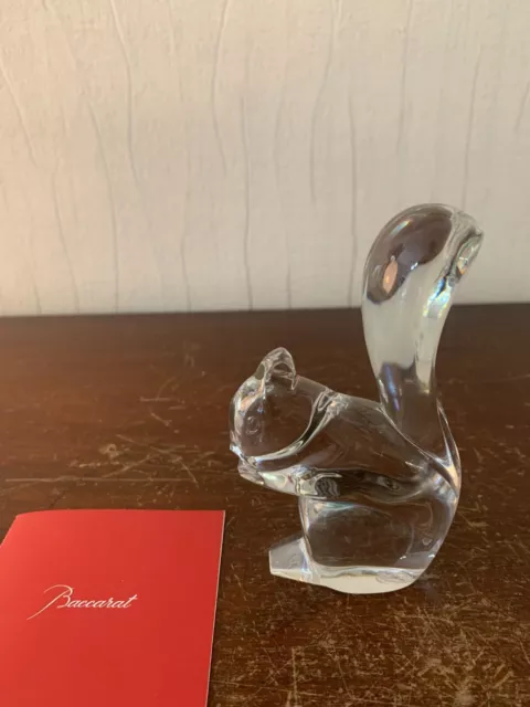 Ecureuil en cristal de Baccarat