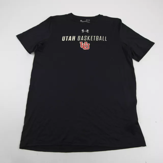 Utah Utes Under Armour HeatGear Short Sleeve Shirt Men's Black New