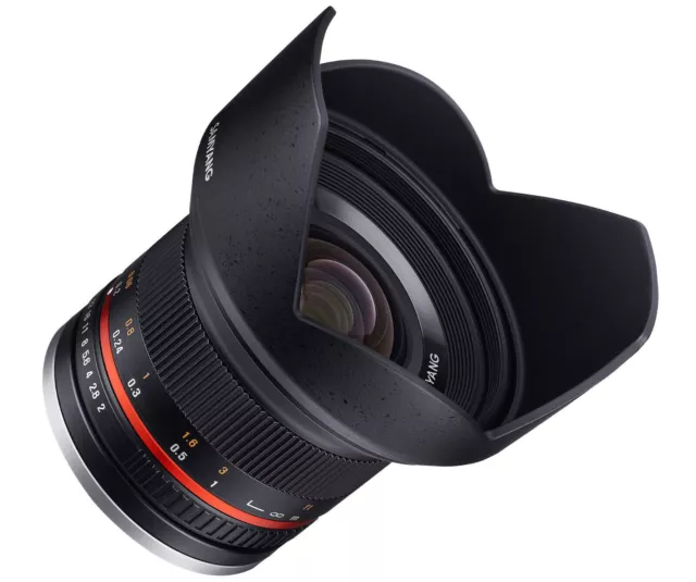 SAMYANG Objectif 12mm f/2 NCS CS compatible avec Sony E