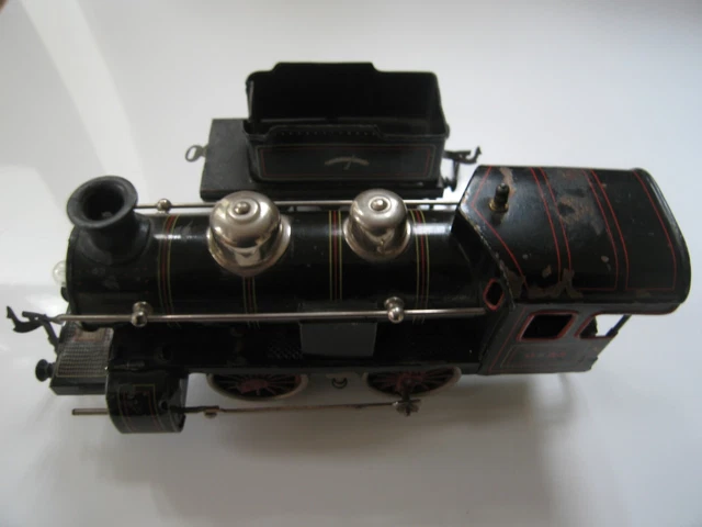 Rare BING Locomotive A Vapeur LMS Avec Rails 00 En HO Tourrette-Levens