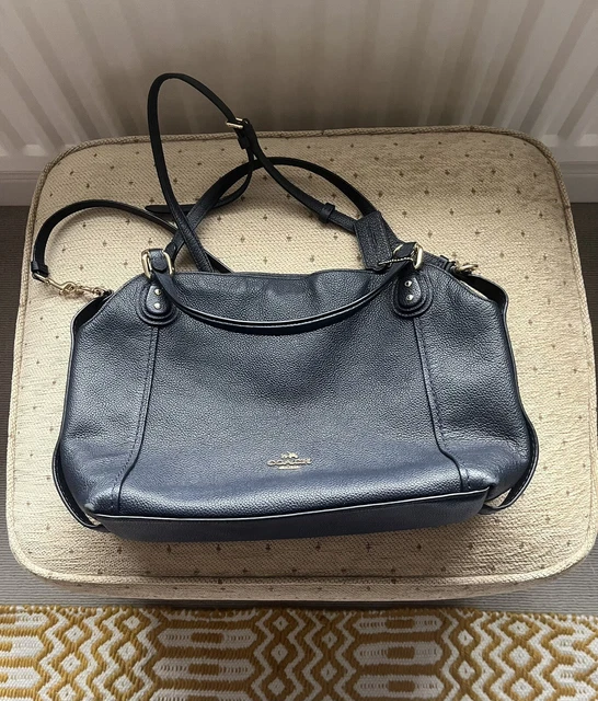 COACH EDIE 31 leather shoulder bag Heather grey 35.00 PicClick UK