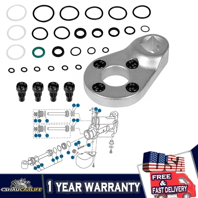 TM Outboard Trim/Tilt Pin Wrench MT0006 & Power Trim Tilt Seals Kit 115225FS Fits for Yamaha Honda Evinrude Suzuki Johnson | UK