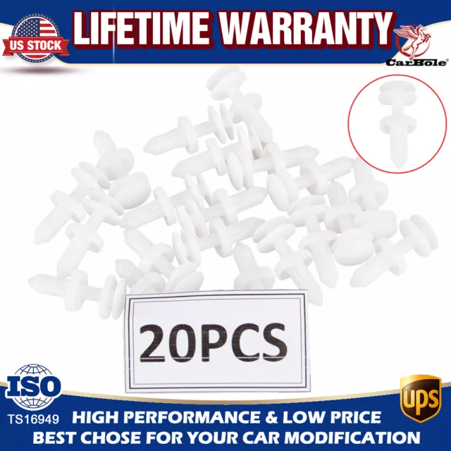 20 Clips Door Panel Retainer Push Type Pin Nut Holder For GMC Chevy C/K 1500 NEW
