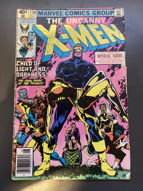 The Uncanny X-Men #136  Marvel 1980 Dark Phoenix Saga Claremont & Byrne