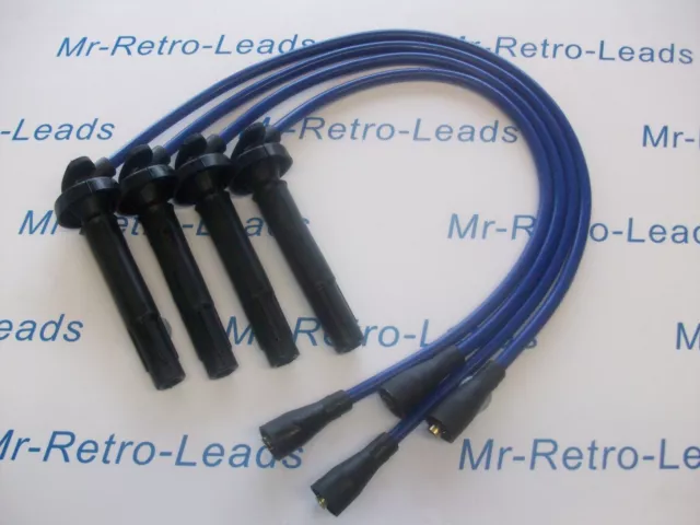 Blue 8Mm Performance Ignition Leads Will Fit.. Subaru Impreza Forester Quality