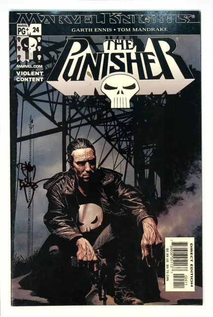 Punisher #24 Vol 4 Signed by Tim Bradstreet Marvel Comics 2001
