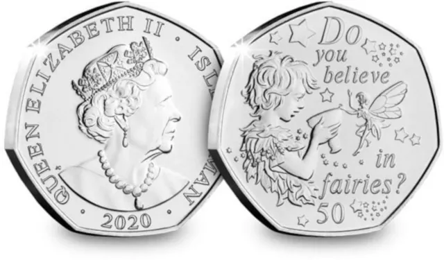 2020 Isle of Man Peter Pan 50p coin set - Uncirculated 2