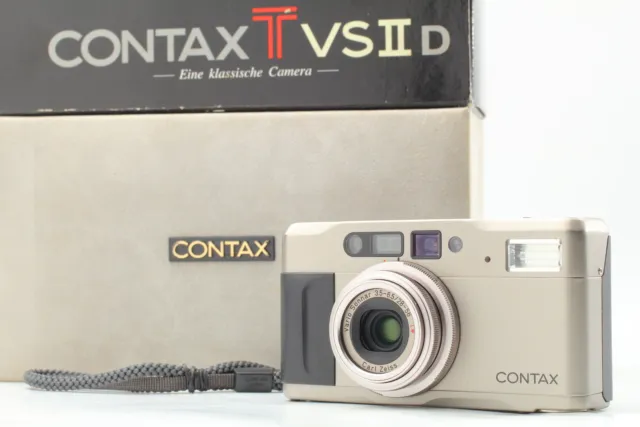 [Near MINT+++ in Box Strap] Contax TVS II D Point & Shoot 35mm Film Camera JAPAN