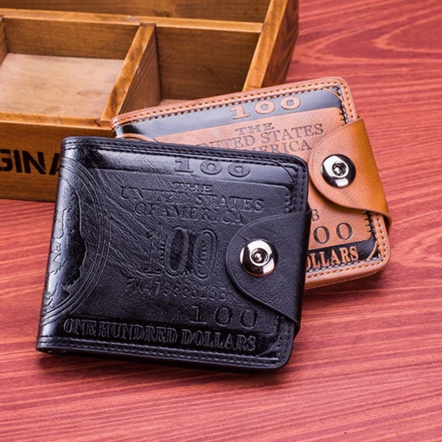 TENDYCOCO Portamonete Bifold Femminile Pu Con Compatta Per Monete e Carte Per Rosa
