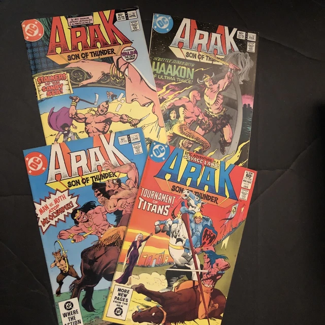 LOT of ARAK/Son of Thunder DC Comics Issues 5, 10, 18 20 Free Shipping!