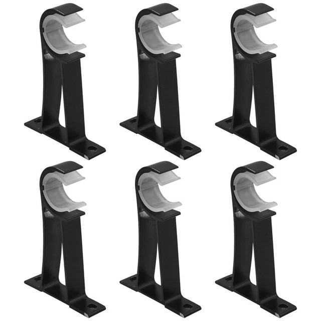 Soportes de varilla de cortina individuales para caña de cortinas aleación de aluminio de alta resistencia Curta A3C4