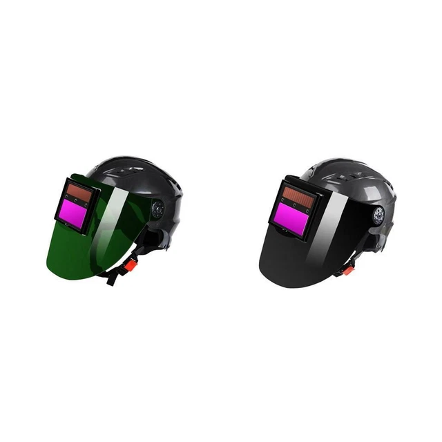 Casco Per Maschera Per Saldatura Con Oscuramento Automatico A Energia Solare 2