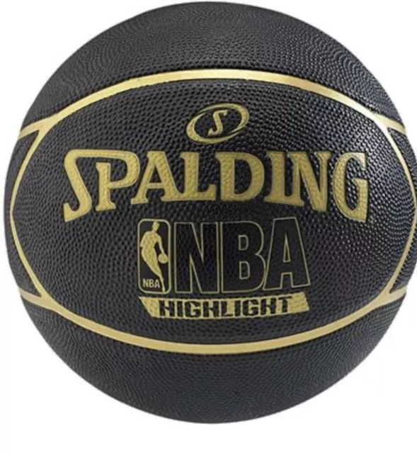 Spalding Highlight NBA, Ballon De Basket Street Comme Neuf Gonfle
