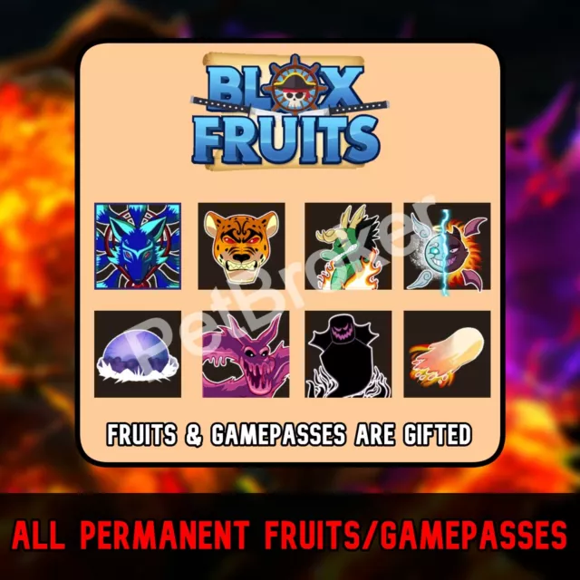 Blox Fruits PERMANENT Fruit & Gamepass | CHEAPEST & FAST Delivery