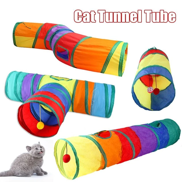 Forniture per animali domestici campana Gerbil ratto tunnel per gatti tubo criceto casa tunnel di gioco