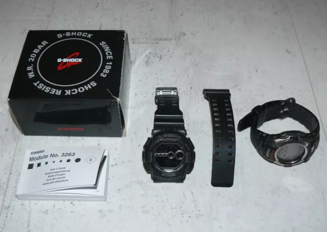 2 Casio G-Shock Armbanduhren / GD-100 / GW-500E