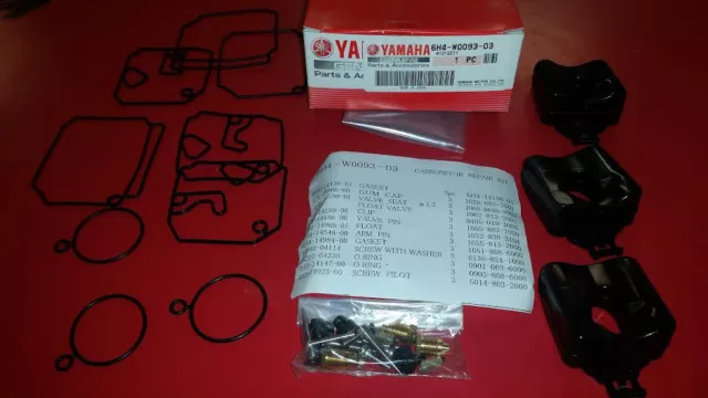 Yamaha Outboard New OEM Carb Carburetor Repair Kit 6H4-W0093-03-00 40hp, 50hp