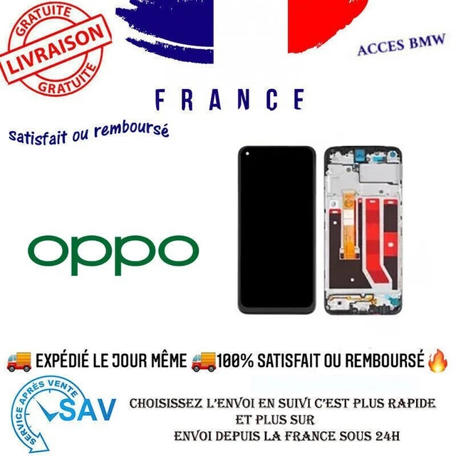 Original Ecran LCD et Vitre Tactile Noir pour OPPO A91 4903328