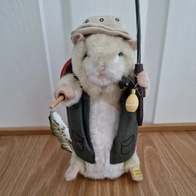 Gemmy Fly Guy – Hamster Qui Chante Et Danse – Pêcheur Vintage – Rare