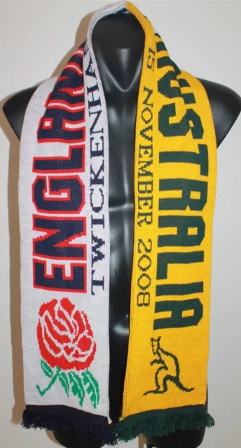 England vs Wallabies Australia Rugby Union Team Scarf 2008 160cm