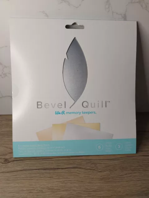 We R Memory Keepers Bevel Quill Board Sheets 8x8 6 pack Metallic for Cricut etc