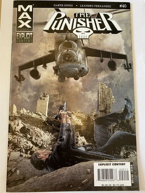 THE PUNISHER #40 Garth Ennis Marvel MAX Comics 2007 NM