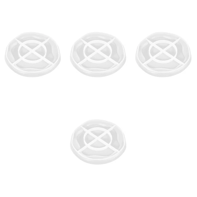 4pcs unregelmäßige Wolkendesign -Tablett Schimmel Silikonform Dekorationsschale