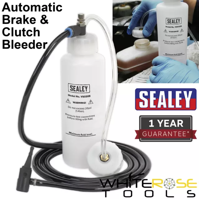 Sealey Automatic Brake & Clutch Bleeder Pressure Kit Set