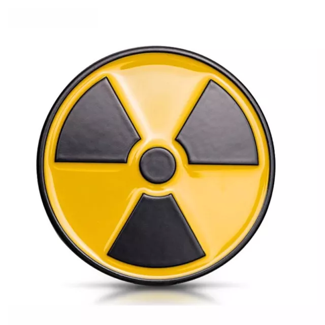 Nuclear Radiation Logo Symbol Car Metal Badge Auto Emblem 3D Motorcycle Sticker