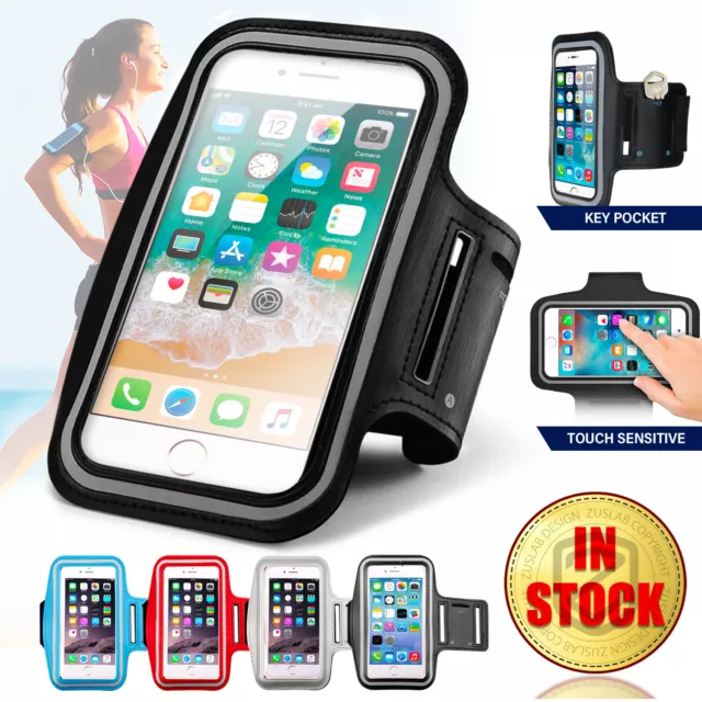 Sports Running Jogging Gym Exercise Armband Case Phone Holder Bag Cover