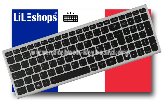 Clavier AZERTY Français Original Pour Lenovo - Neuf Et Compatible (réf. MP-13P86F0)