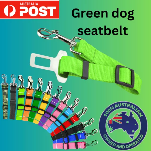 Adjustable  Dog Safety Car Vehicle Seat Belt Harness Lead Pet Seatbelt Nylon