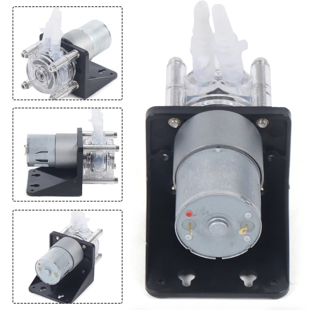24V BIG FLOW Vacuum Aquarium Peristaltic Pump Dosing Pump Brushed