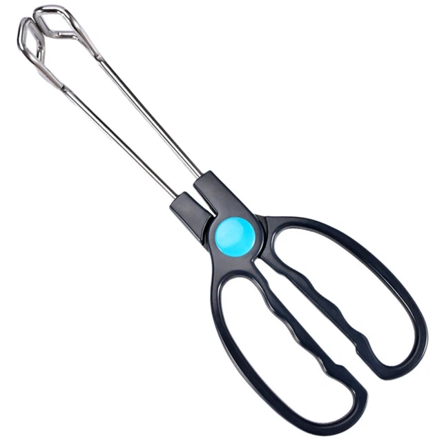 Set Di 3 Mini Pinze In Silicone Per Cucina – Azzurro, Rosa, Beige – Antiscivolo, Resistenti Al Calore, 14 Cm – Per Friggitrice Ad Aria, Insalata, Cottura