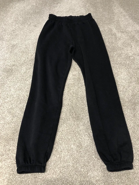 Age 12-13 Years Girls Matalan Candy Black Joggers Trousers Sports Dance Gd Cond