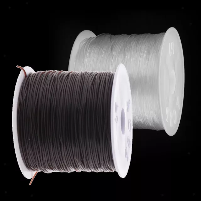 4m environs fil de pêche 1mm transparent élastique stretch nylon