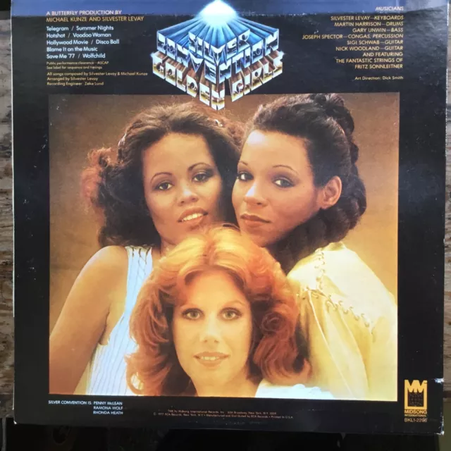Silver Convention Golden Girls Lp Vinyl Album Record