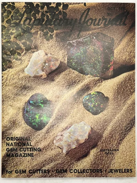 Lapidary Journal Magazine October 1977 Australian Opal