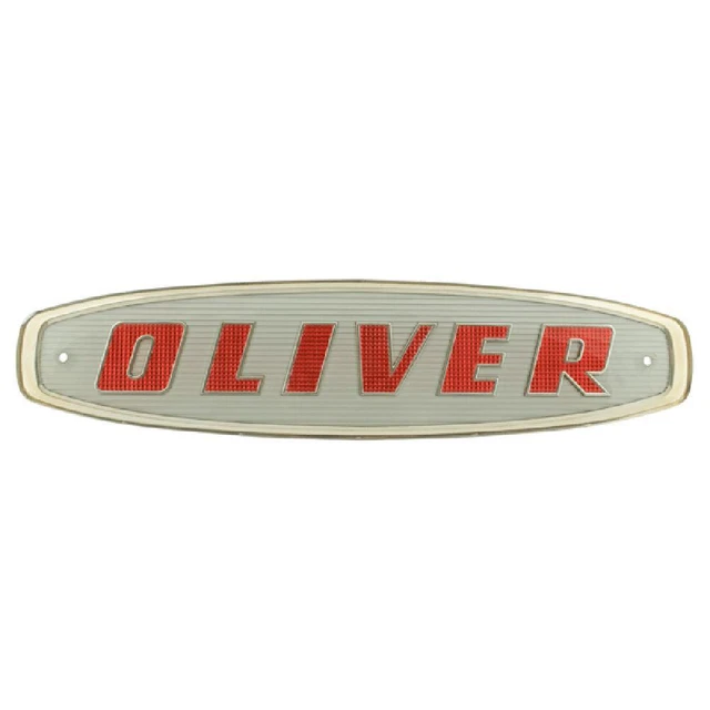 101430A Front Red Emblem For Oliver Tractor Models 550 770 880 950 990 995