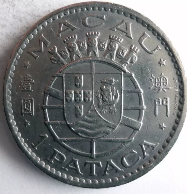 1975 MACAU PATACA - Excellent Coin - FREE SHIP - Bin #703