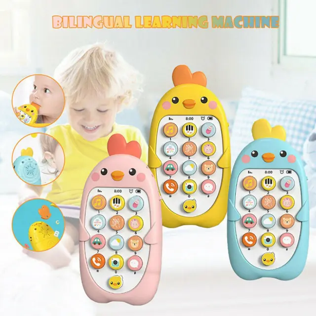 Baby Cell Phone Toy 6 To 12 Months Pretend Phones Toys Musical Tos