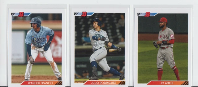 Wander Franco Julio Rodriguez Jo Adell 2020 Bowman Heritage Variation Lot