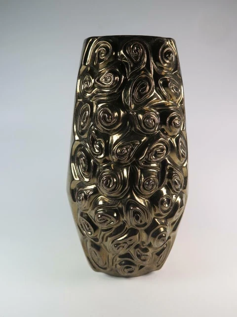 VINTAGE SYLVAC HARMONY VASE Bronze Lustre Design Number 4301