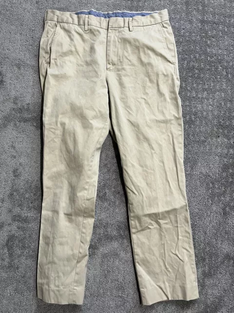 JCrew Pants Men Size 33x30 Urban Slim Fit Beige Khaki Color